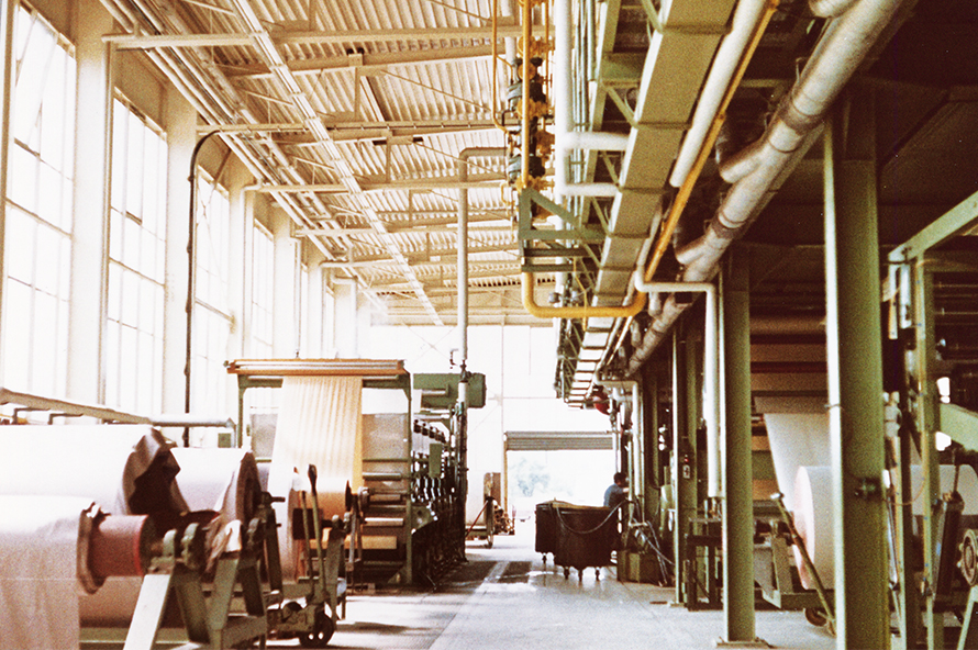 The finish for the manufacture of flexible backings in 1969