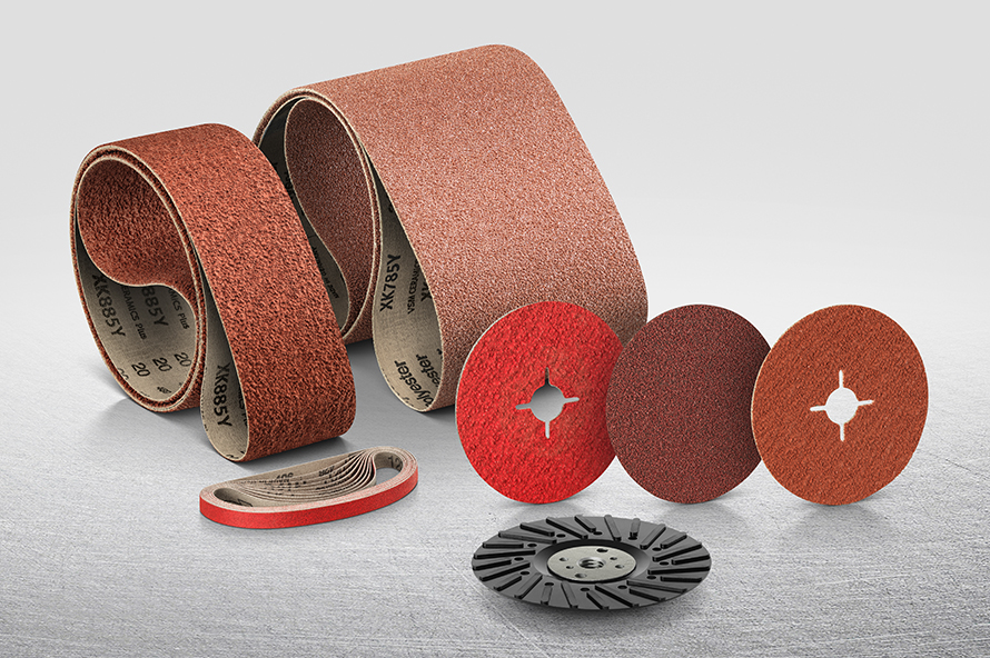 Synthetic ceramic grain abrasives are now the standard for machining metal and other hard materials.