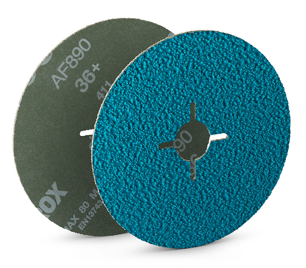 ACTIROX fibre discs for all rough grinding work