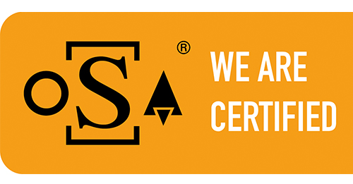 VSM is certified by oSa 